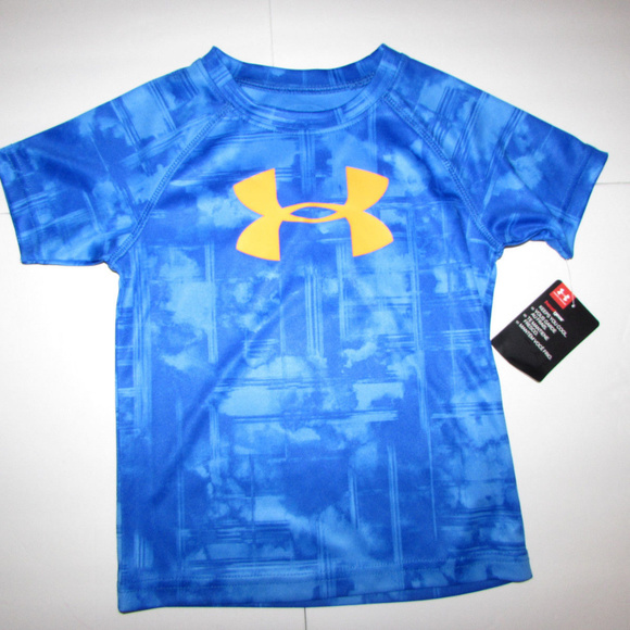 Under Armour Shirts & Tops | Newboys Under Armour Blue Worange Shirt 2t | Poshmark